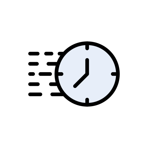 l'horloge Vector Stall Lineal Color Icône