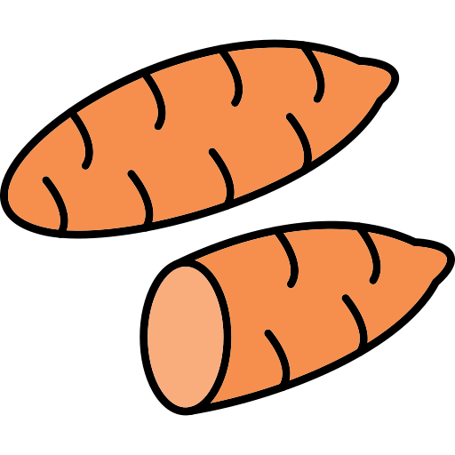 süßkartoffel Generic Thin Outline Color icon