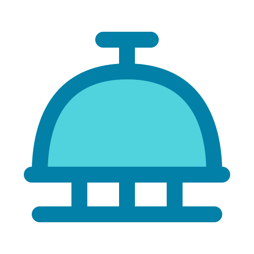 호텔 벨 Generic Blue icon