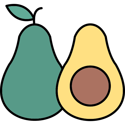palta Generic Thin Outline Color icono