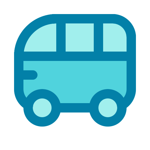 autobus Generic Blue icona