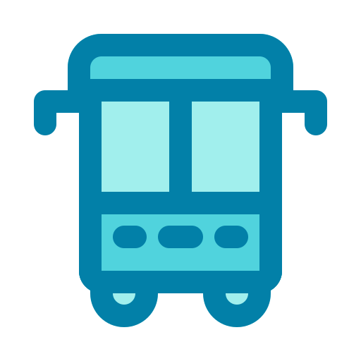 autobus Generic Blue ikona