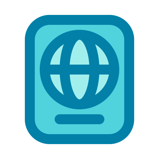 pasaporte Generic Blue icono