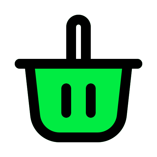 cesta de la compra Generic Outline Color icono