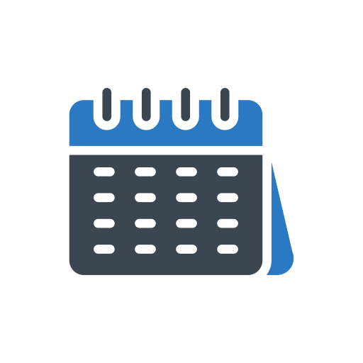 kalender Generic Blue icoon