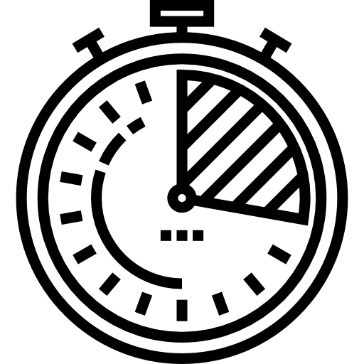 cronometro Detailed Straight Lineal icona