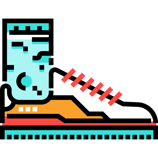 zapatillas Detailed Straight Lineal color icono