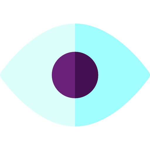 Vision Basic Rounded Flat icon