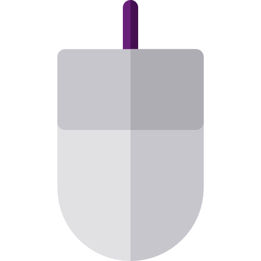ratón Basic Rounded Flat icono