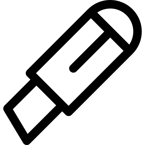 커터 Basic Rounded Lineal icon