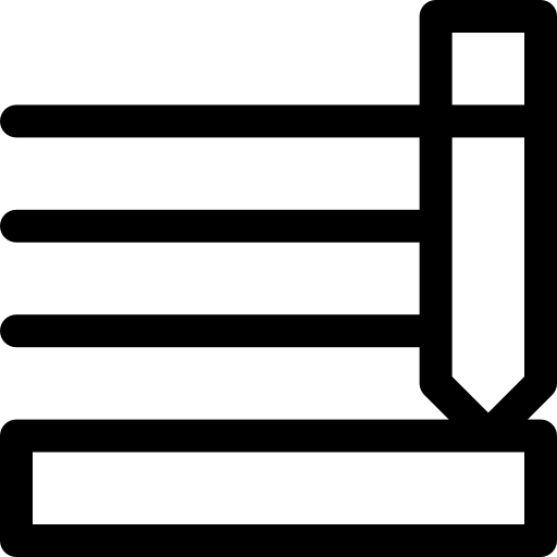 rastro Basic Rounded Lineal icono