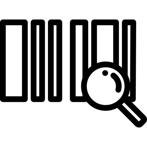 바코드 Detailed Rounded Lineal icon