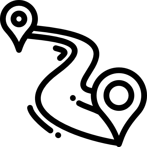 노선 Detailed Rounded Lineal icon