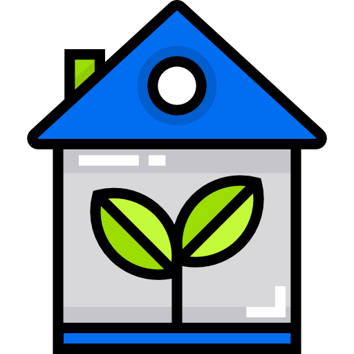 Greenhouse Detailed Straight Lineal color icon