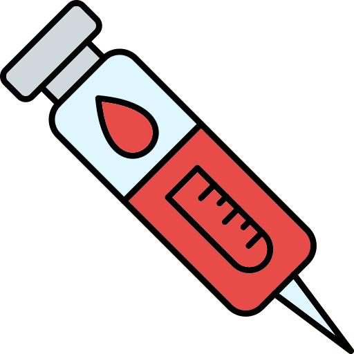 Blood lancet Generic Thin Outline Color icon