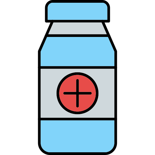 薬 Generic Thin Outline Color icon