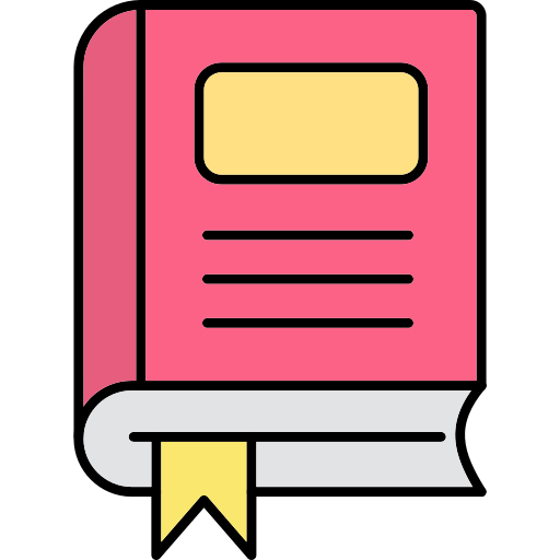 Book Generic Thin Outline Color icon