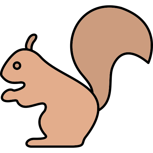 eichhörnchen Generic Thin Outline Color icon