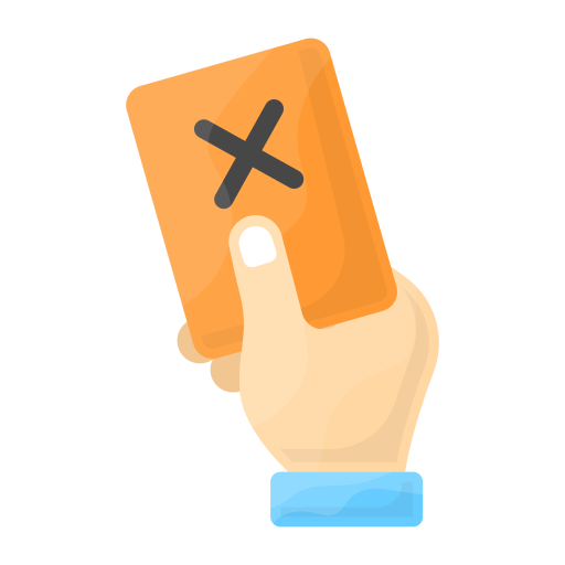 Penalty card Generic Flat icon