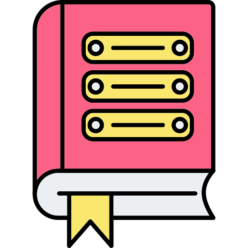 Database Generic Thin Outline Color icon