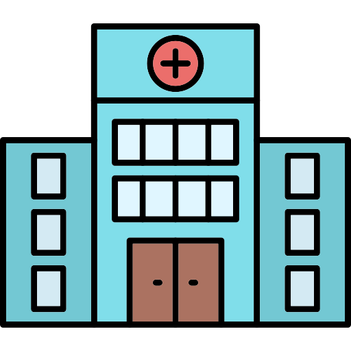 krankenhaus Generic Thin Outline Color icon