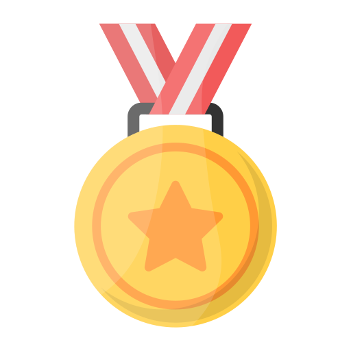 médaille d'or Generic Flat Icône