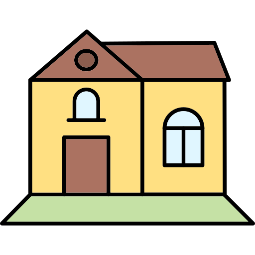 Фермерский дом Generic Thin Outline Color иконка