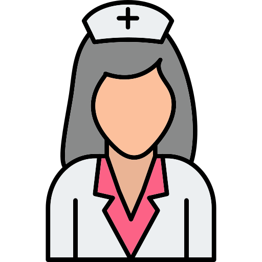 Nurse Generic Thin Outline Color icon