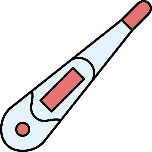 thermometer Generic Thin Outline Color icon