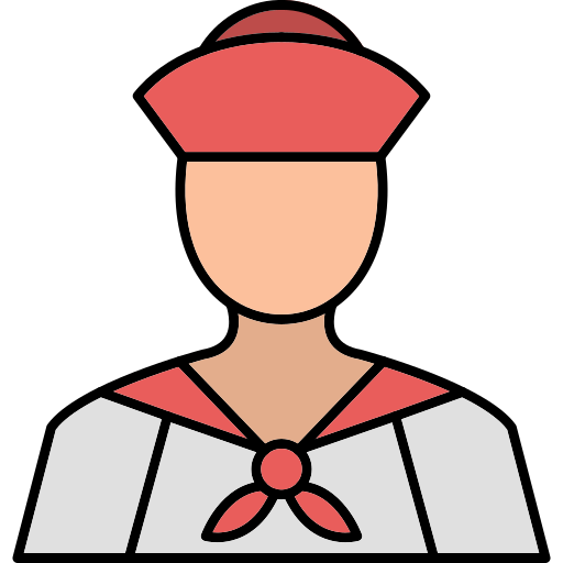 marinero Generic Thin Outline Color icono