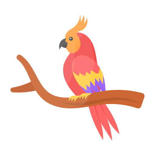 papegaai Generic Flat icoon