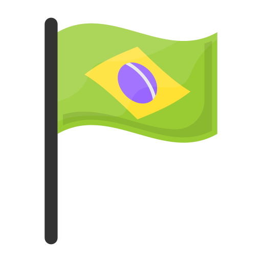 bandeira do brasil Generic Flat Ícone