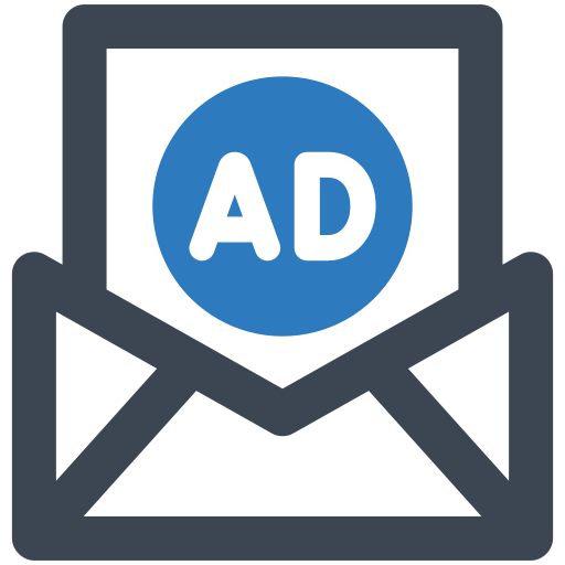 Email marketing Generic Blue icon