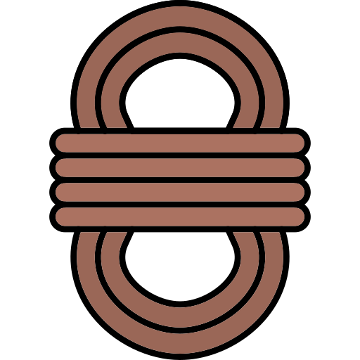 ロープ Generic Thin Outline Color icon