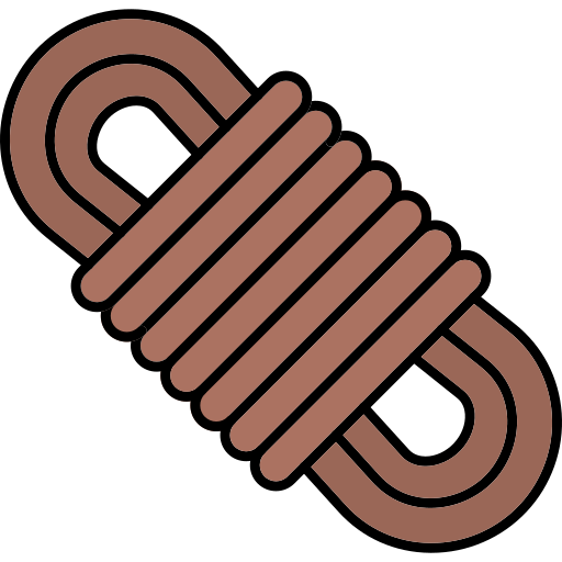 Rope Generic Thin Outline Color icon