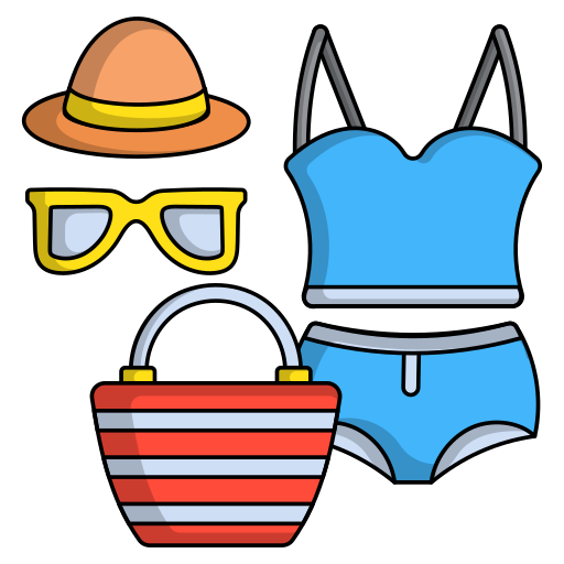 Swimming suit Generic Thin Outline Color icon