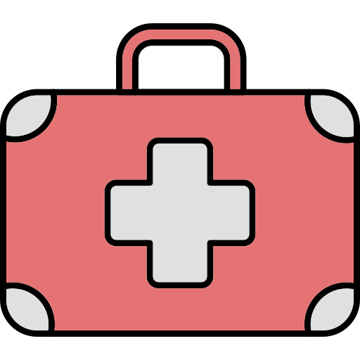 First aid kit Generic Thin Outline Color icon