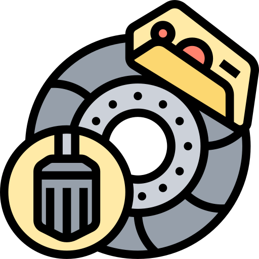 Brake disc Meticulous Lineal Color icon
