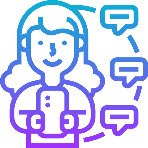 Human resources Meticulous Gradient icon