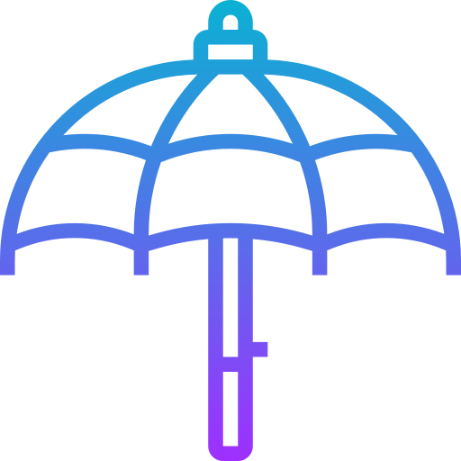 paraguas Meticulous Gradient icono