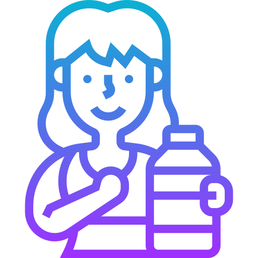 Drinking water Meticulous Gradient icon