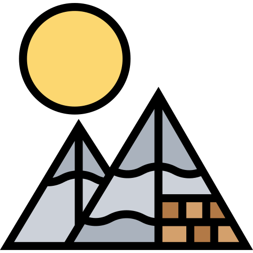 piramidy Meticulous Lineal Color ikona