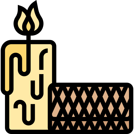 Candle Meticulous Lineal Color icon