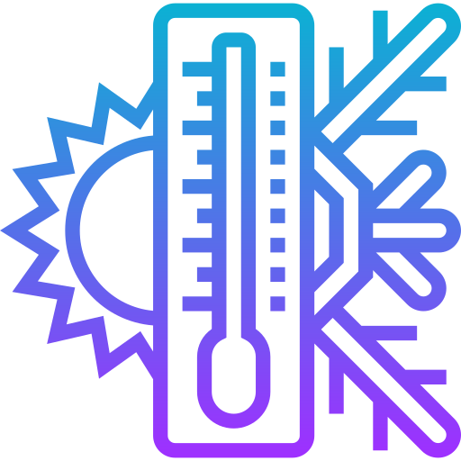 thermometer Meticulous Gradient icon