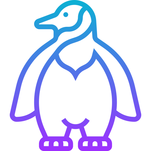 Penguin Meticulous Gradient icon