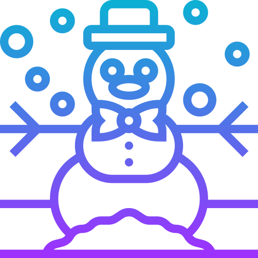 Snowman Meticulous Gradient icon