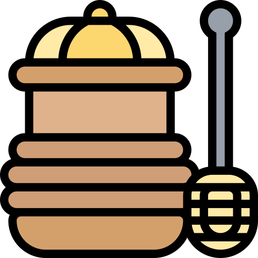 Honey jar Meticulous Lineal Color icon