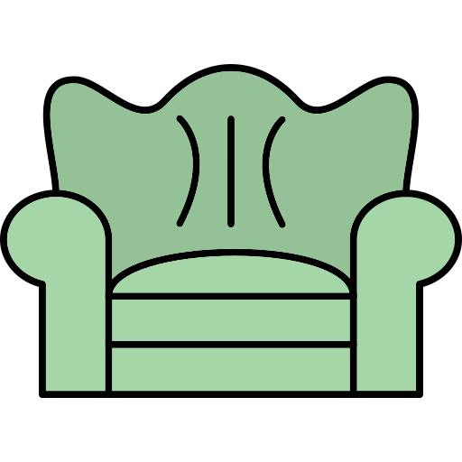 sofa Generic Thin Outline Color icon