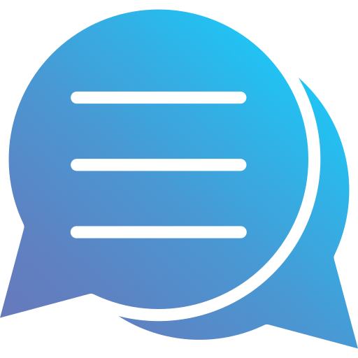 Conversations Generic Flat Gradient icon