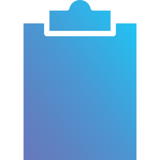 klembord Generic Flat Gradient icoon